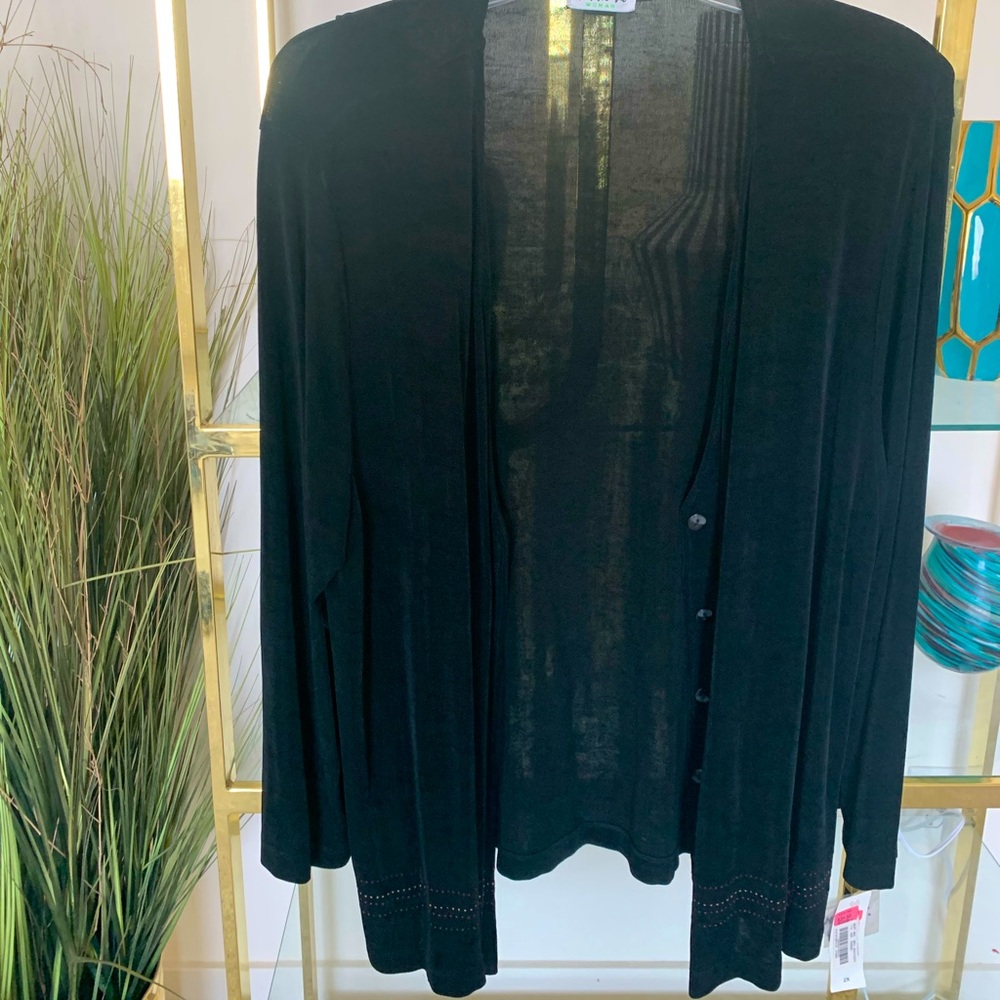 Vikki Vi Lycra Black Jacket